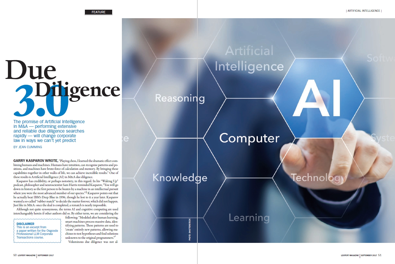 Artificial Intelligence: Due Diligence 3.0