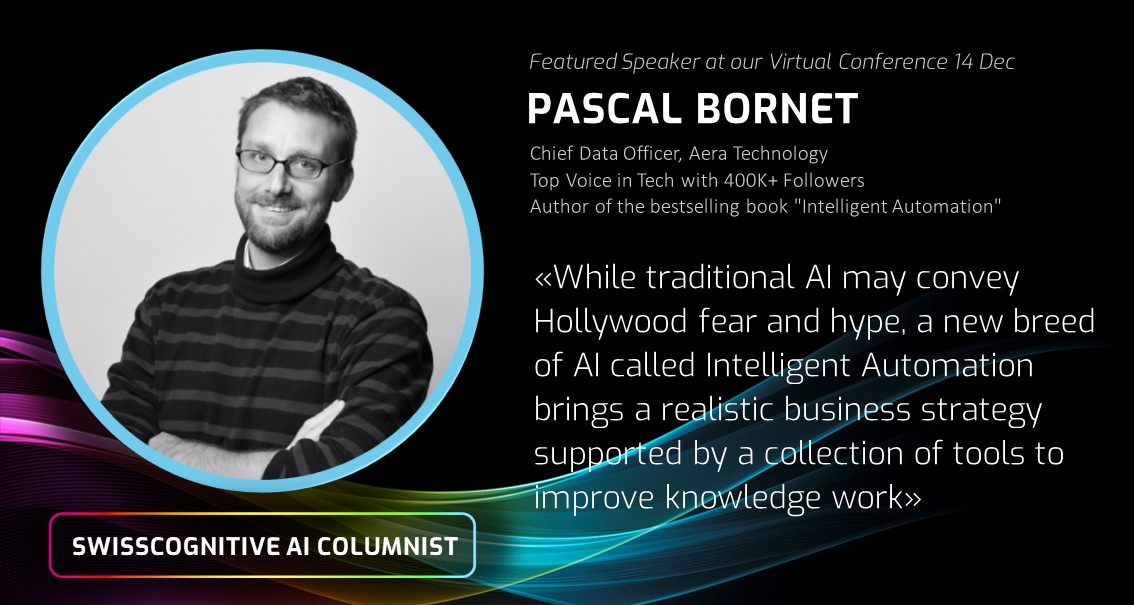 Pascal Bornet with a quote about the Promise of Intelligent Automation